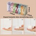 Travel Towel Compressed Tablets 14-Pack – Portable Soft Reusable Face Towels for Outdoor, Camping & Sports.
