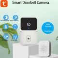 Tuya Smart Video Doorbell WiFi Wireless HD Camerabattery powered camera Security Door Bell Wi-Fi Intercom for Home Apartment.