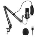 MAONO AU-A04 USB Microphone  Setup, Plug & Play USB Cardioid Podcast Condenser Microphone With Professional Sound Chipset For PC Karaoke, YouTube, Gaming Recording. 
