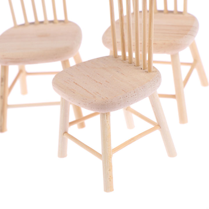 1Set%201/12%20Dollhouse%20Miniature%20Dining%20Table%20Chair%20Doll%20House%20Wooden%20Furniture%20Toy%20-%20Image%205