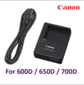 Combo LP-E8 Canon DSLR Camera Battery & Charger LP-E8 for Canon EOS 600D 650D 700D 550D Kiss X7. 