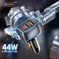QOOVI 44W Car Charger PD USB Type C 3 Ports Fast Charging USB Quick Charge Phone Charger For iPhone 14 Pro Xiaomi Samsung Huawei. 