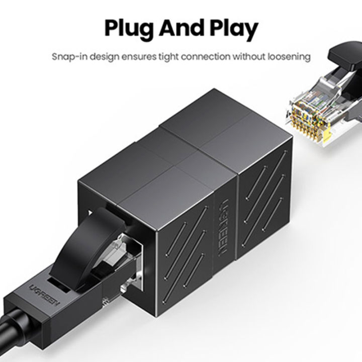UGREEN%2020390%20RJ45%20Network%20Keystone%20Jack%20Inline%20Coupler%20Female%20to%20Female%201pcs%20(Black)#NW114%20-%20Image%204