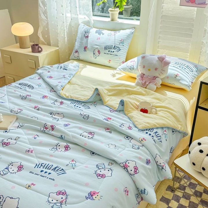 Hello Kitty Parure De Lit De Noël 3 Pièces En Microfibre Avec Housse De