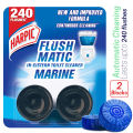 Harpic Flushmatic in-Cistern Toilet Cleaner Twin Pack (50gm X 2pcs), Automatic Cleaning with Every Flush. 