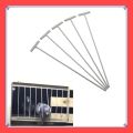VibeVendor 5 Pcs Pigeon Door Single T-Trap Racing Pigeon Cage Door One-way door strip T Entrance Wire Trap Door Curtain Pigeon door accessories.