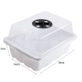 Plastic Seed Starter Tray Greenhouse Seeding Garden Seed Pot Grow Planter Box.
