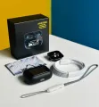 Airpods A9 Pro Touch Screen Display with wireless Earbuds - Black.
