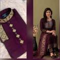Couple set skin print three piece & embroidery panjabi for women & men. 