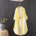 New Chiffon Long Shirt Women's Sun-Protective Clothing Long Sleeve Fashion Design Loose All-Match Chic Coat for Women.