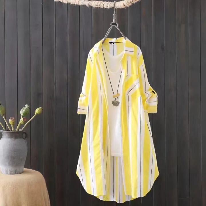 New Chiffon Long Shirt Women's Sun-Protective Clothing Long Sleeve Fashion Design Loose All-Match Chic Coat for Women