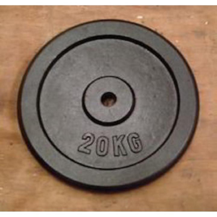 BEST QUALITY, WEIGHT PLATE ,20 KG BLACK,1PCS