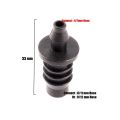 5-Pcs Barbed Reducer Connector Size 8/11mm or 9/12 to 4/7mm Hose Connectors Farm Drip Irrigation Pipe Reducing Coupling Barbed Connectors Joints Gardening Water Fittings.. 