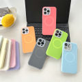 HODON Fluorescent Jelly Liquid Silicone Magnetic Phone Cases For iPhone 17 16 15 13 12 11 14 Pro Max 14 15 16 Plus Magsafe Case Wireless Charging Shockproof Full Cover. 