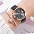 Women Fashion White Watch Quartz Leather Ladies Wristwatches 2023 New Brand Simple Number Dial Woman Clock Montre Femme.