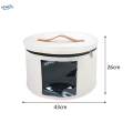Hat Storage Box Portable Foldable Stackable Hat Box Round Caps Boxes for Clothes Closet Organizer.
