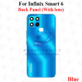 For Infinix Smart 6 Back Panel/Backshell/ Casing +Camera Lens + Side Button  With Logo-All Colors Available. 