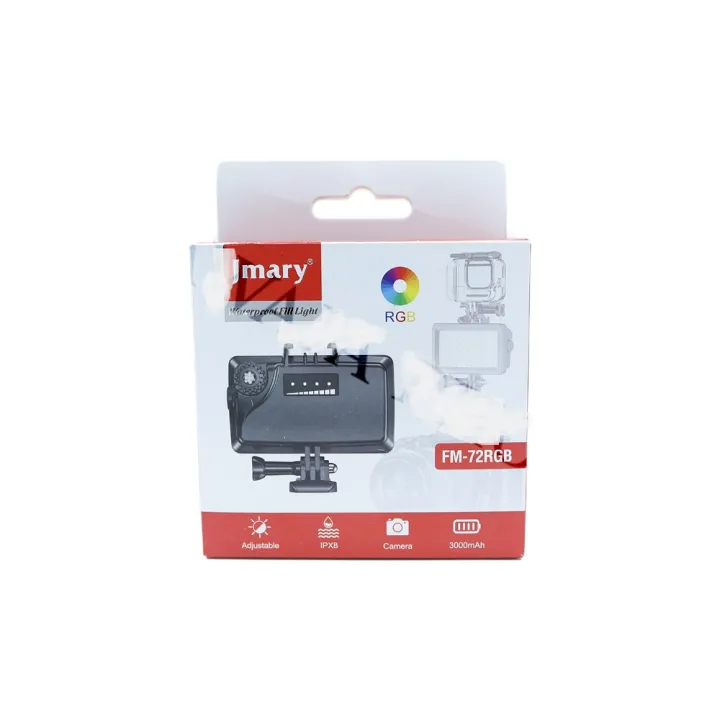 Jmary%20FM-72RGB%20Waterproof%20RGB%20Video%20Lights%20Mini%20LED%20Camera%20Light%203000mAh%20Rechargable%20LED%20Panel%20Lamp%20Photo%20Video%20Lighting%20Color%20Temperature%205000-6000K%20For%20Camera%20Youtube%20Tik%20tok%20(1%20Pcs%20Set)%20-%20Image%205