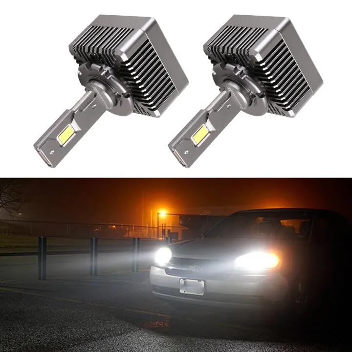 (New)1 Pair D Series D3S Car HID Ballast to LED Headlight DC12V / 35W / 6000K / 5000LM
