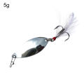 【Happy childhood memories】（NEW）4.5cm Metal Mini Fishing Artificial Spoon Lure Wobbler Fish Swim Bait Tackle. 