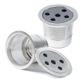 Coffee Machine Cycle Filling Use Stainless Steel Filter Cup K Cup For Keurig K-Supreme Plus (5 Holes). 