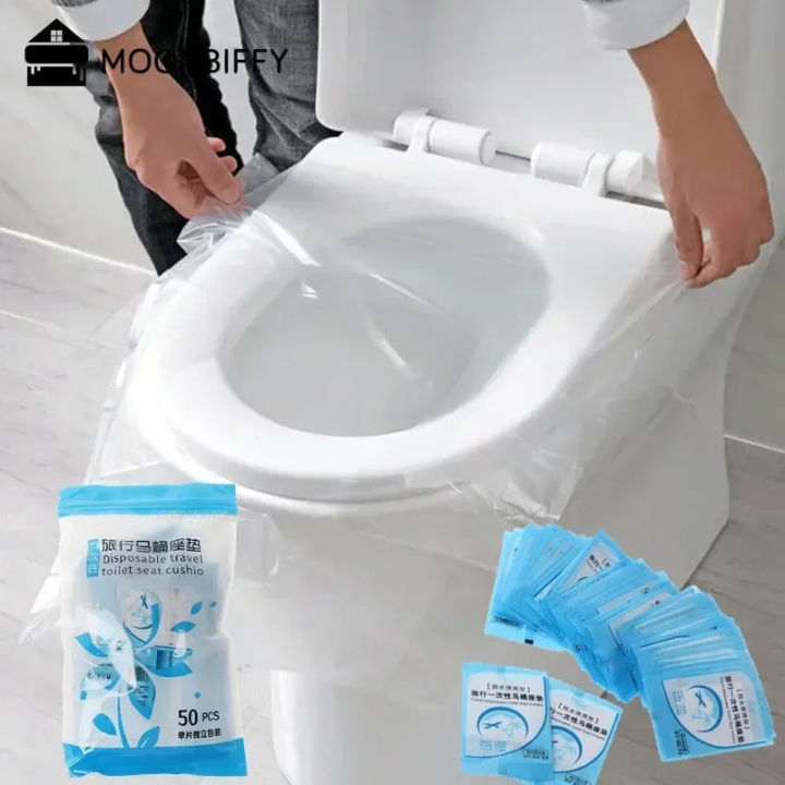 50pcs/100pcs%20Portable%20Disposable%20Toilet%20Seat%20Covers%20-%20100%25%20Waterproof%20and%20Hygienic%20for%20Travel/Camping%20-%20Image%203