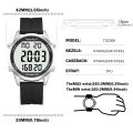 Hearkent Pedometer Watch Men Digital Waterproof Sport Watches Step Calories Counter for Walking Tracker Back Light Display Reloj.