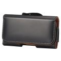 Crazy Horse Texture Vertical Flip Leather Case / Waist Bag with Back Splint for Galaxy S4 / i9500. 