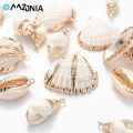 5pcs Natural Shell Pendant Conch Shell Charms For Jewelry Necklace Making DIY EarringPendant Gift Accessorie Wholesale. 