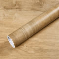 50cm Width Wood Grain PVC Wallpaper for Door Wardrobe Cupboard Table Furniture Waterproof Self Adhesive Stickers Home Decor Film.