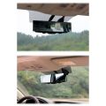 HA 300Mm Car Rear Mirror Wide-Angle Rearview Auto Wide Curve Interior Mirror-Silver. 