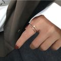 Women's Golden Finger Ring Fashion Jewelry Lifestyle Accessories.