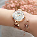 CURREN 9051-Rosegold & White Fashion Elegant Quartz Watch for Women.