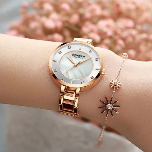 CURREN%209051-Rosegold%20&%20White%20Fashion%20Elegant%20Quartz%20Watch%20%20for%20Women%20-%20Image%205