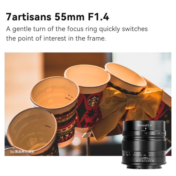 7artisans%2055mm%20F1.4%20MF%20Large%20Aperture%20Portrait%20Prime%20Lens%20For%20Sony%20E%20A6600%20Canon%20EOS-M%20M50%20FujiX%20X-A1%20X-T1%20Micro%204/3%20E-PL1%20E-M10%20-%20Image%203
