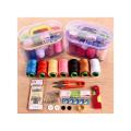 New Mini Sewing Kit Accessories Storage Organizer Box Plastic Thread Threader Needle Scissor Travel Box Sewing Tools. 
