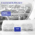175pcs split cotter pin clip fastener pin Set. 