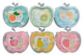 Travel Soft Paper Soap In Flower Design Apple Shape Plastic Box.