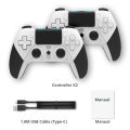 im Game Console PS4 Sl Stick Suitable for PC Control PS4 Game Console Suitable for DATA FROG Bluetooth Compatible Wireless Controller Suitable for PS4/PS4 Pro. 