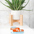 Plant Pot Holder Flower Pot Holde Bonsai Holder Rack Wood Stand SPPH012. 