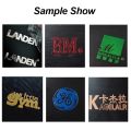 Custom Metal 3D Gold Silver Transfer Sticker Personal Logo print Crystal Label Embossed Brand Clear Self-adhesive Stickers.
