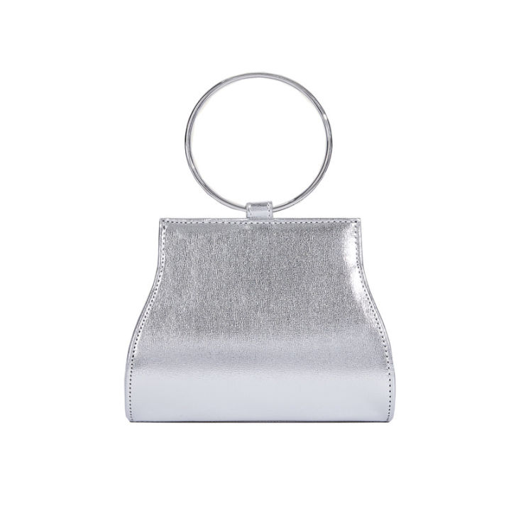 2023%20Cross-border%20Dinner%20Bag%20Light%20Luxury%20Handbag%20Women's%20Diamond%20PU%20European%20and%20American%20Chain%20Bag%20Silver%20Pie%20Opponent%20Bag%20-%20Image%202