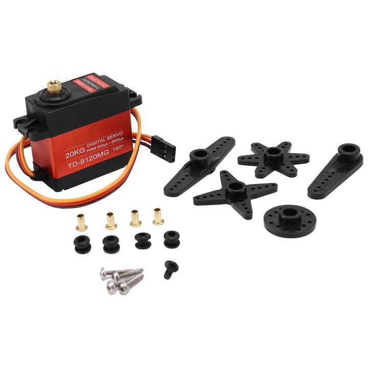 Practical%20product%20Td-8120Mg%20Waterproof%20Metal%20Gear%20Digital%20Servo%20With%2020Kg%20%20Torque%20180Angle%20For%20Rc%20Remote%20Control%20Car%20Model%20Vehicle%2020Kg%20Servo%20-%20Image%203