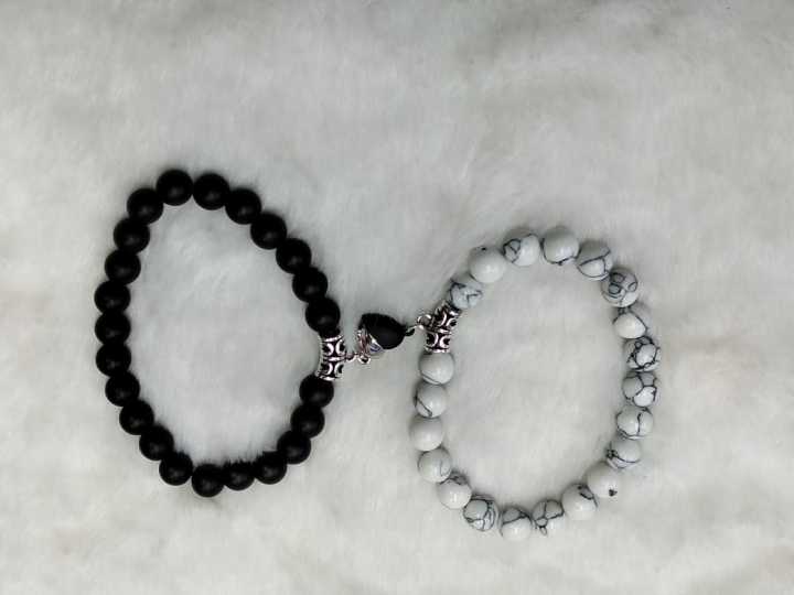 Heart Magnetic Bracelets for Couples Valentines day special