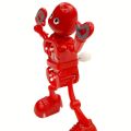 Walking Robot Toy Wind Up Windup Robot Dancer Toy Plastic Creative on The Chain Clockwork Robot Fun Spring Dancing Robot Dancing Clockwork Robot New Year Gift. 
