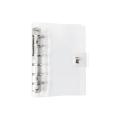 A7 A6 A5 Transparent Loose Leaf Binder Notebook Inner Core Cover Note Book Journal Planner Home Office Stationery Supplies.