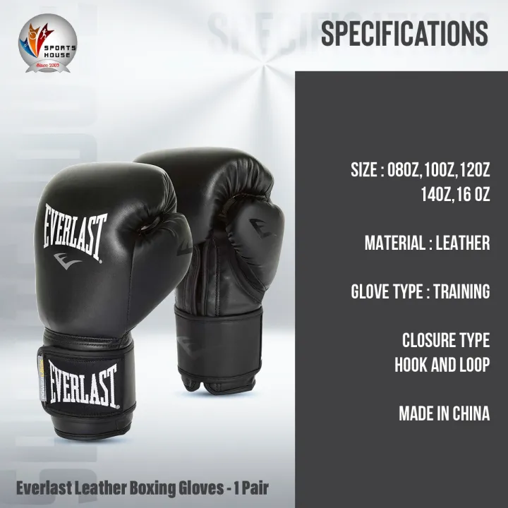 Everlast%20Leather%20Boxing%20Gloves%20-%201%20Pair%20-%20Image%203