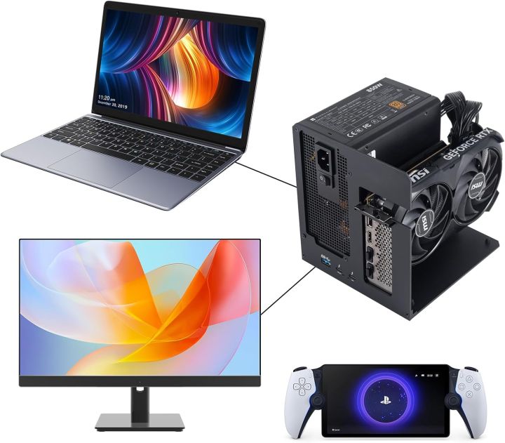 eGPU%20Enclosure%20Dock%20Compatible%20with%20Thunderbolt%203/4,External%20GPU%20Dock%20for%20Laptops%20and%20Gaming%20Handheld,External%20Graphics%20Card%20Dock%20Compatible%20with%20NVIDIA/AMD%20PCIe,ATX%20Power%20Supply%20-%20Image%202