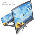 12/14 Inch 3D Cell Phone Screen Projector HD Expander Enlarge Curved Screen Magnifier Amplifier for Mobile Phone Video.