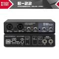 X TUGA E22 HIGH-FIDELITY Audio Interface Professional Sound Card 24-bit/192KHZ. 